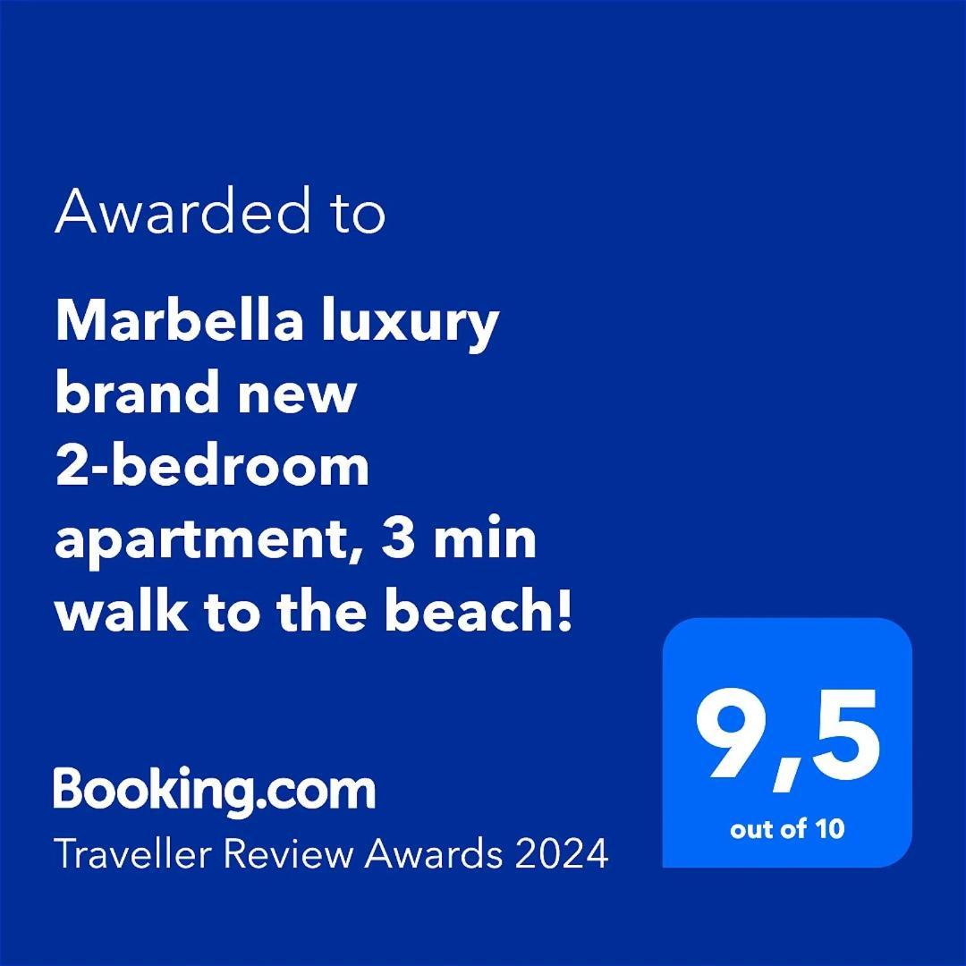 Marbella Luxury Brand New 2-Bedroom Apartment, 3 Min Walk To The Beach! Buitenkant foto